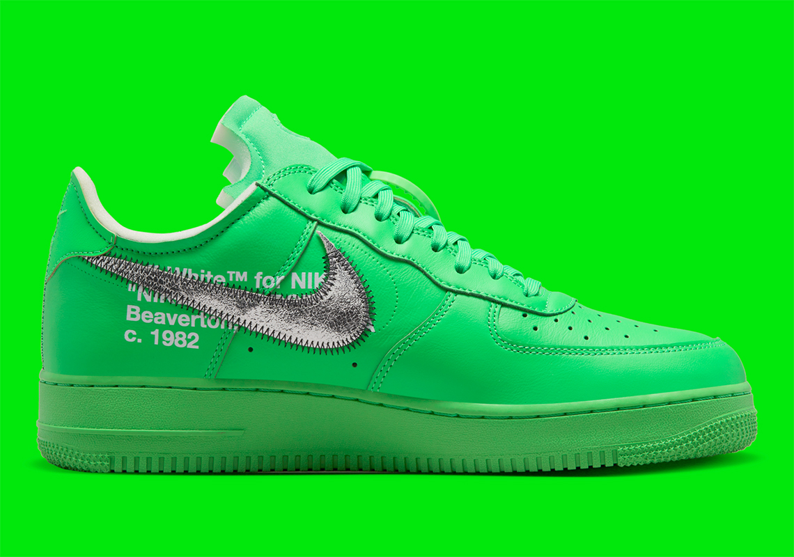 Off-White Nike Air Force Green DX1419-300 | SneakerNews.com