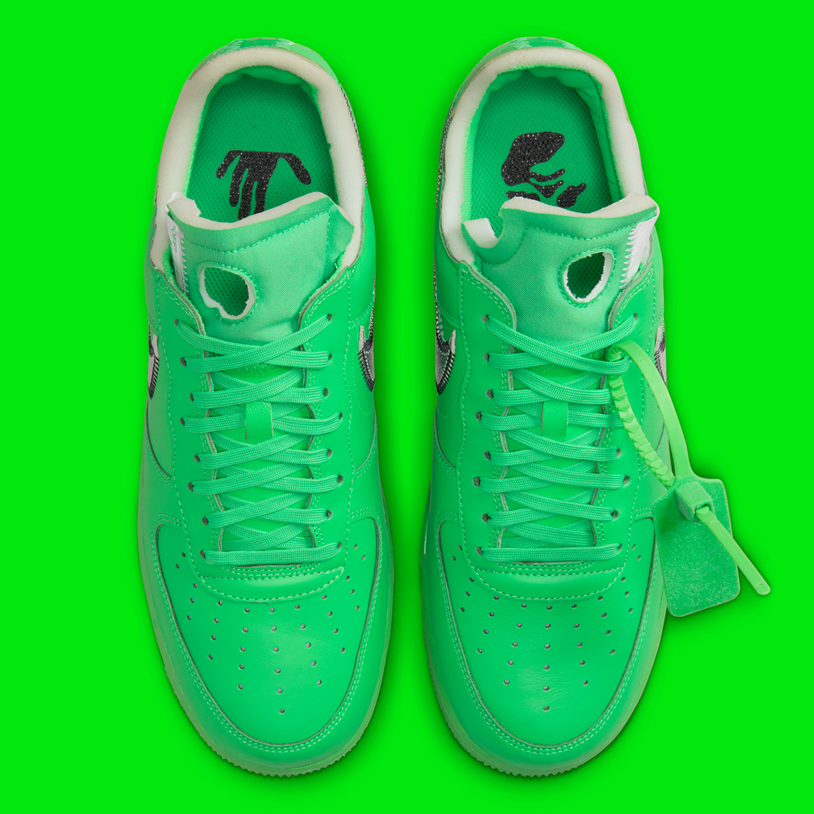 Dx1419 300 Off White Air Force 1 Green 4