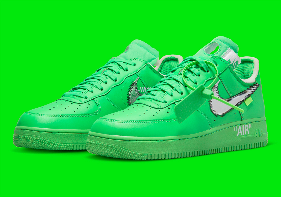 Industrialize Alphabet Hurry up Off-White Nike Air Force 1 Green DX1419-300 | SneakerNews.com