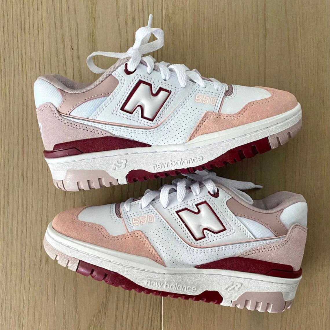 womens red new balance shoes