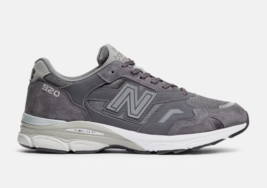 A “Charcoal/Grey” Mix Takes Over The Latest New Balance 920