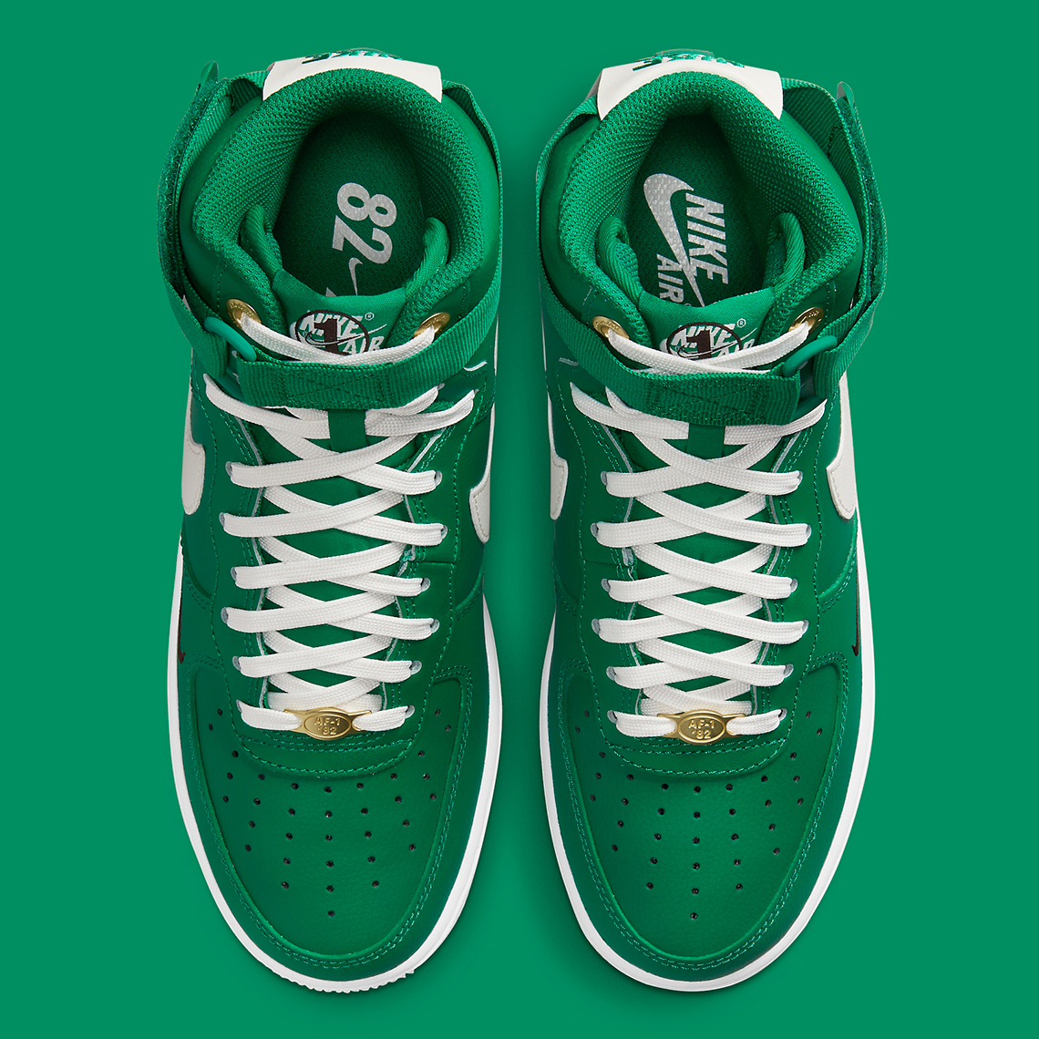 All green high top air force ones hotsell