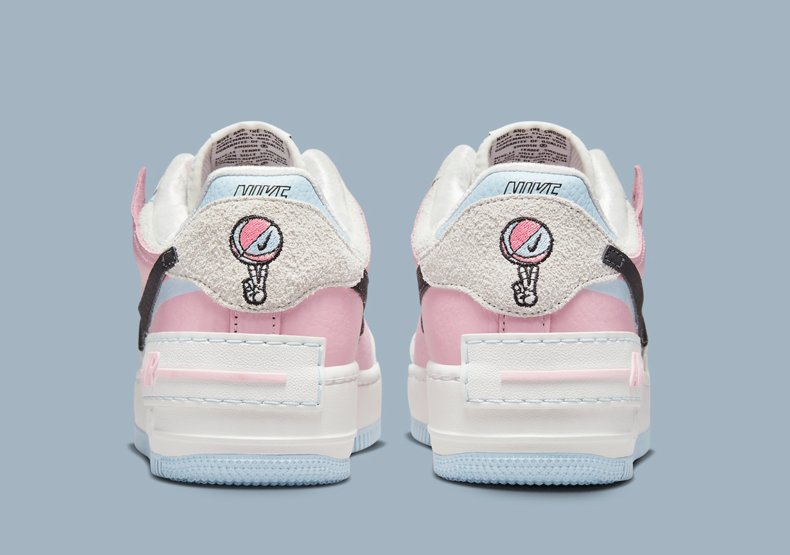 Nike Air Force 1 Shadow Hoops White Pink Blue DX3358-100