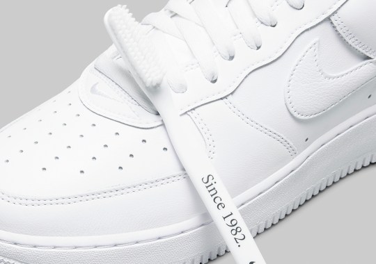This Triple White Nike Air Force 1 “Anniversary Edition” Comes With Its Own Toothbrush