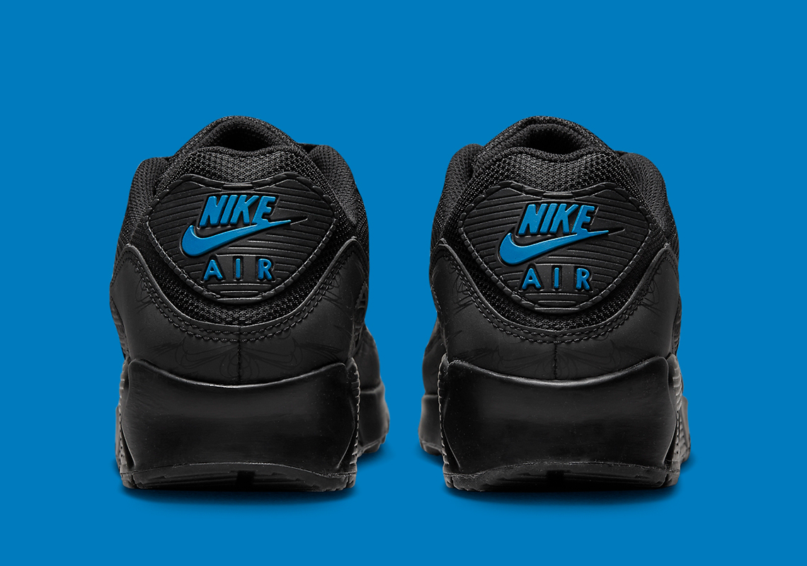Nike Air Max 90 Black Blue DZ4504 001 4