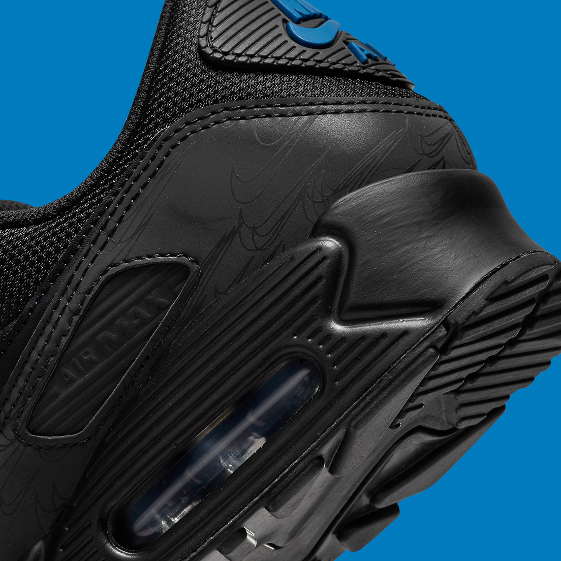 Nike Air Max 90 Black Blue DZ4504 001 6