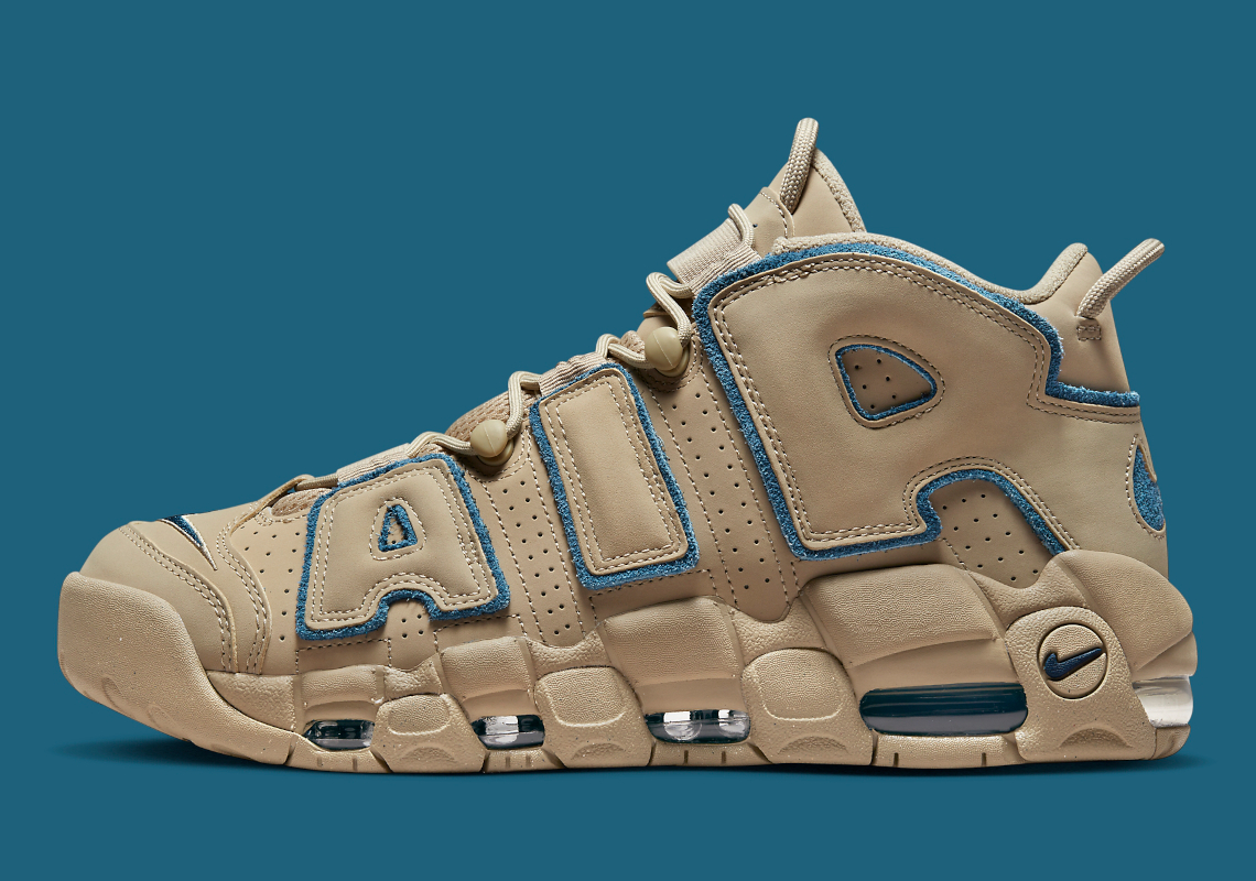 The Nike Air More Uptempo Gets Ready For Fall 2022 In "Limestone"