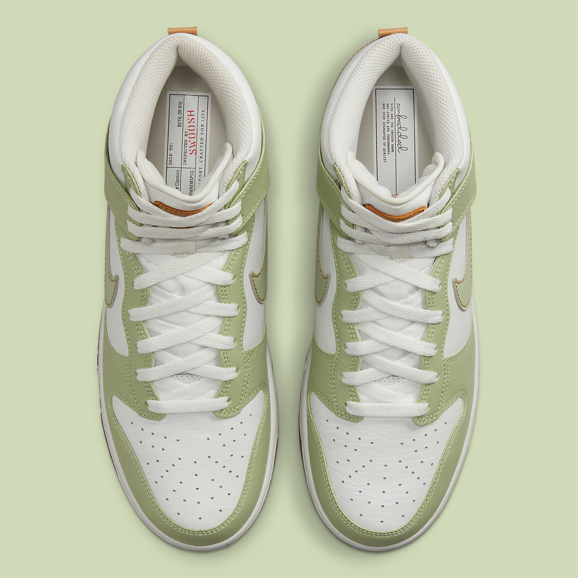 Nike Dunk High SE Honeydew Summit White DQ7680-300 | SneakerNews.com