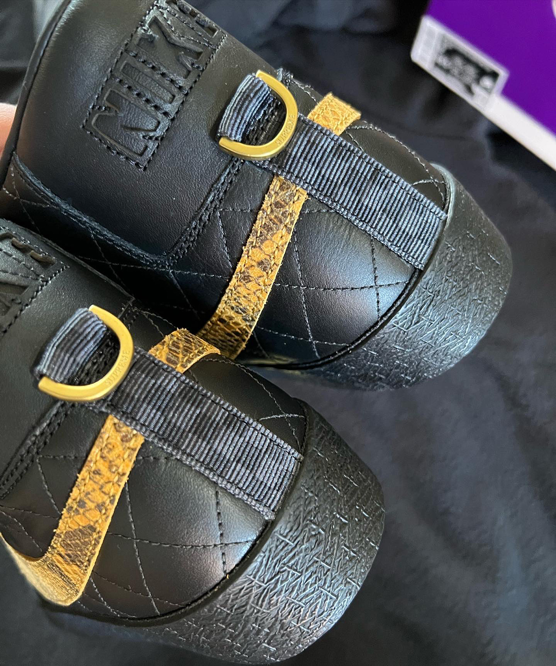 Supreme Nike SB Blazer Mid Black DV5078-001 | SneakerNews.com