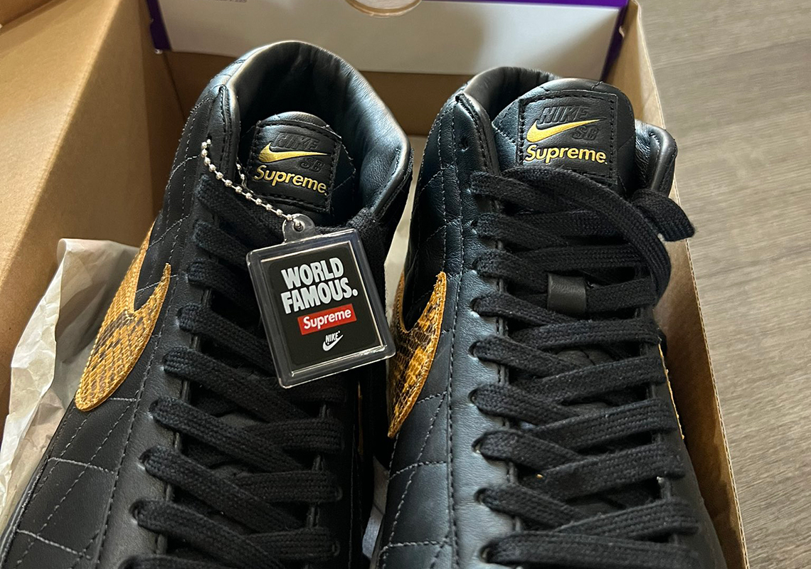 Supreme Nike SB Blazer Mid black 12