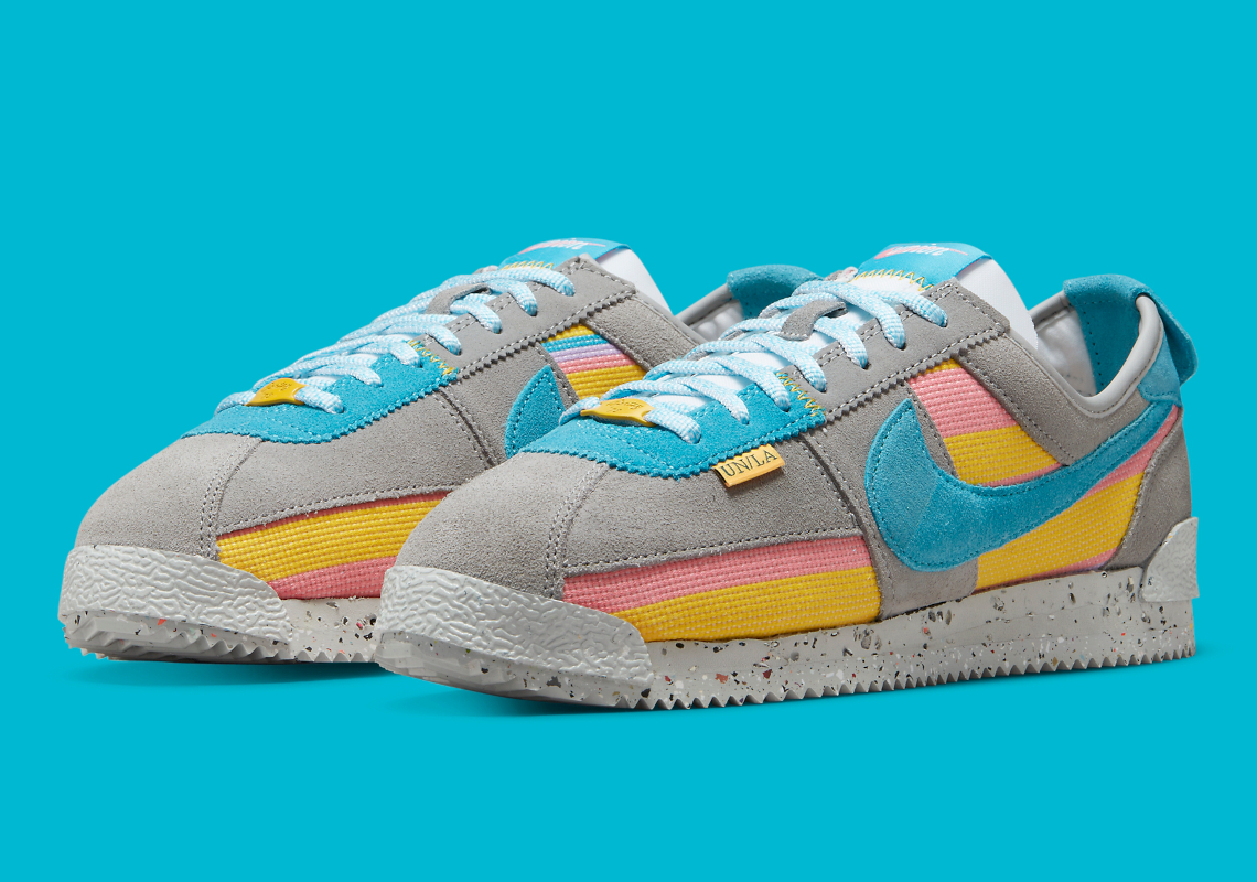 Pink and shop blue cortez