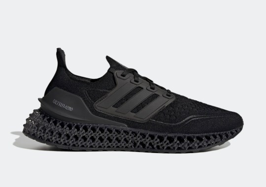 adidas Introduces The Ultra 4DFWD In Stealthy “Core Black”