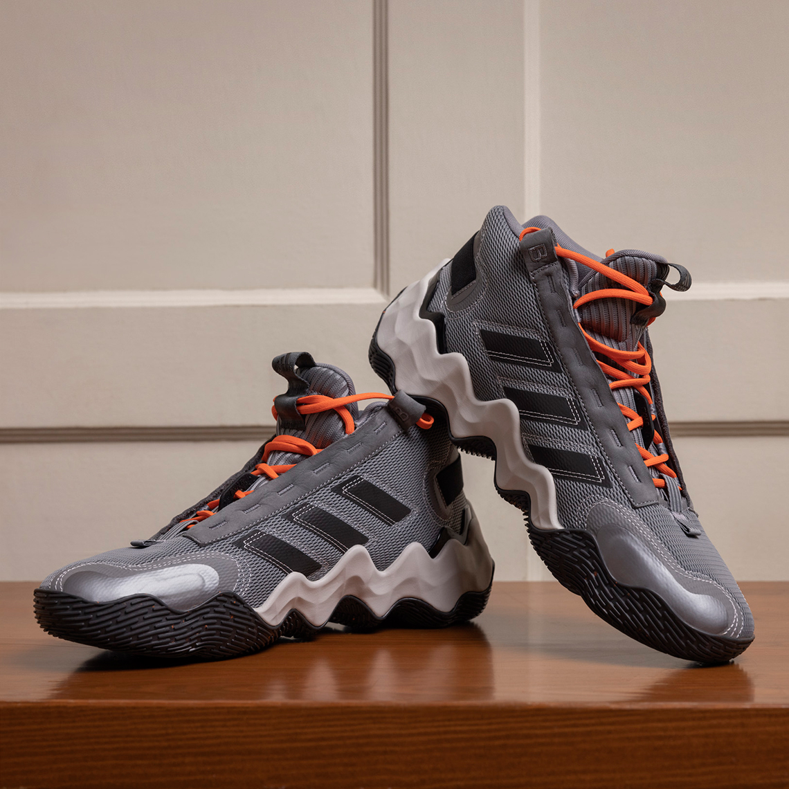 adidas exhibit b candace parker grey blacn