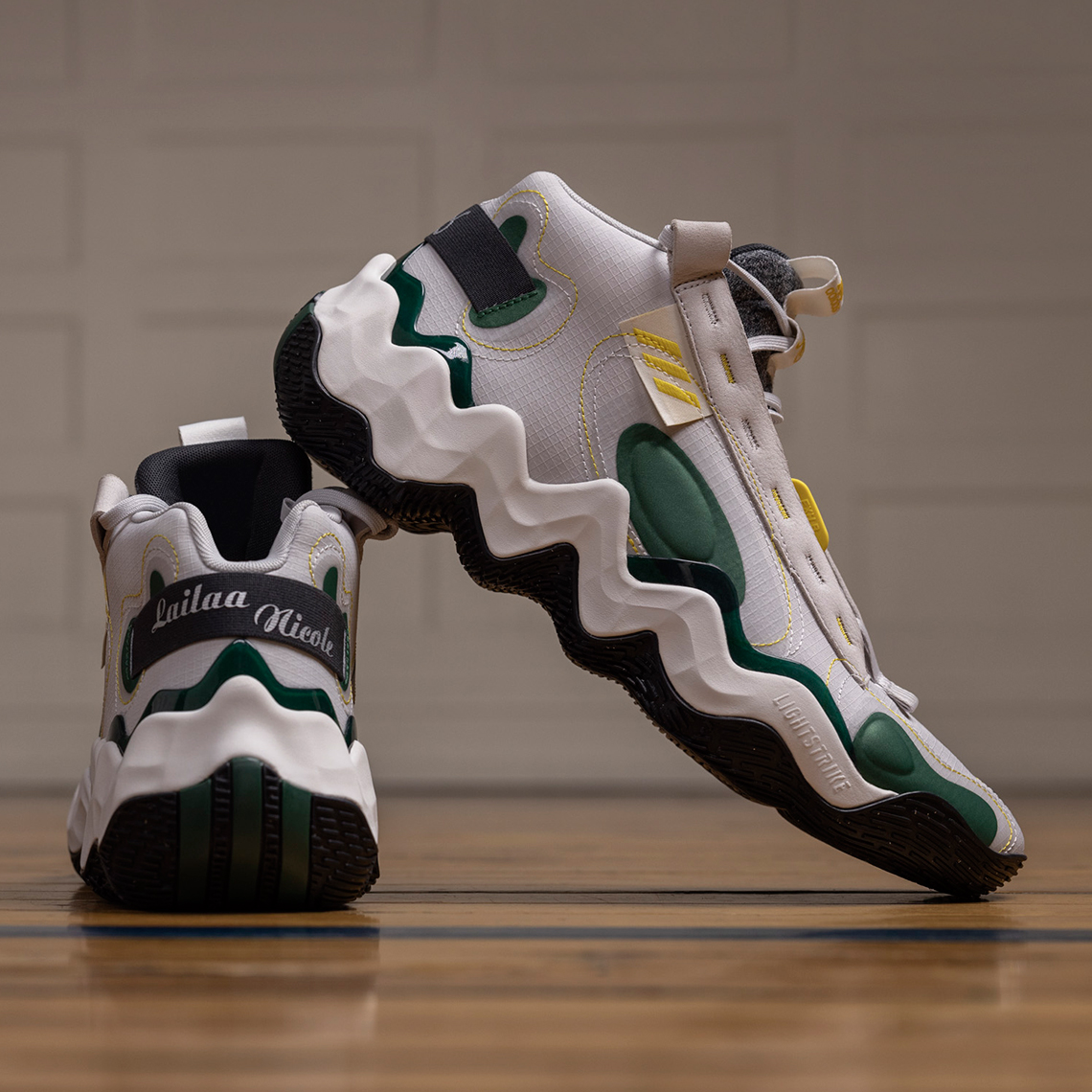 adidas exhibit b candace parker white green