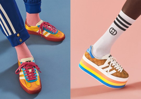 The trx adidas Gucci Gazelle Collection Is Releasing On July 28th