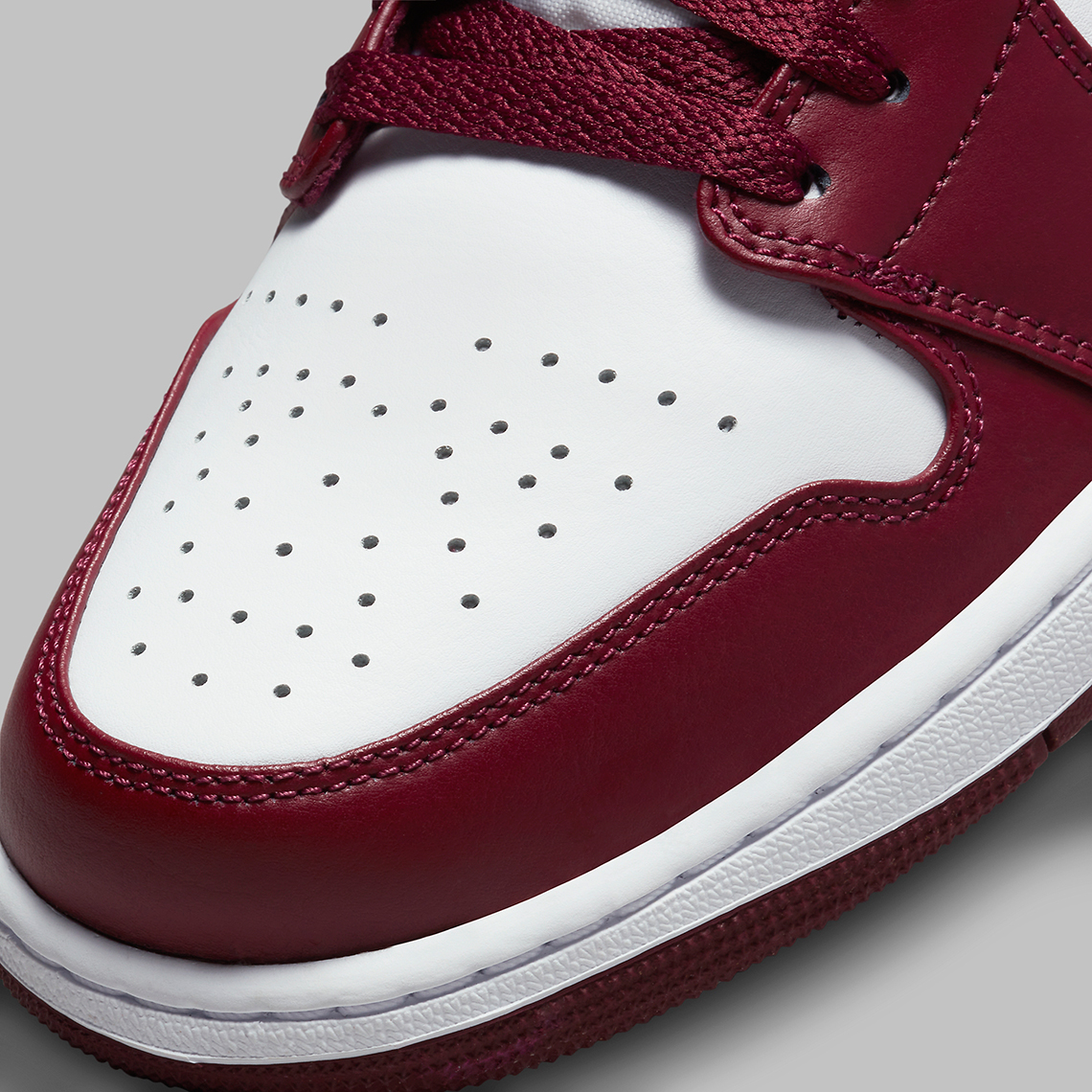 Jordan Air Jordan Retro 10 Sneakers Weiß Low Bordeaux 553558 615 5