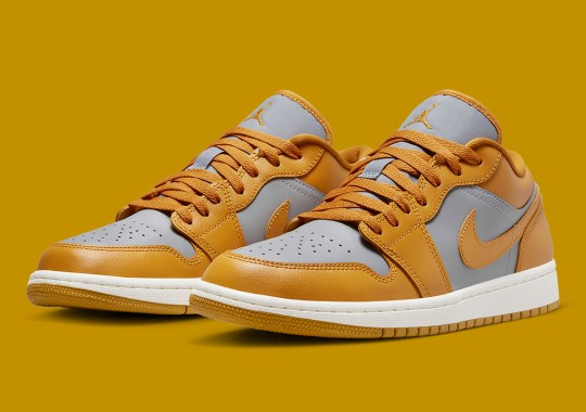 The Women’s Air Jordan 1 Low Appears In Fall-Friendly “Curry”