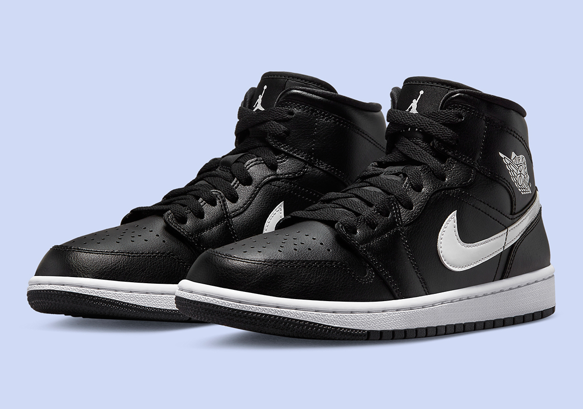 The Air Jordan 1 Mid Is Arriving In Essential "Black/White"