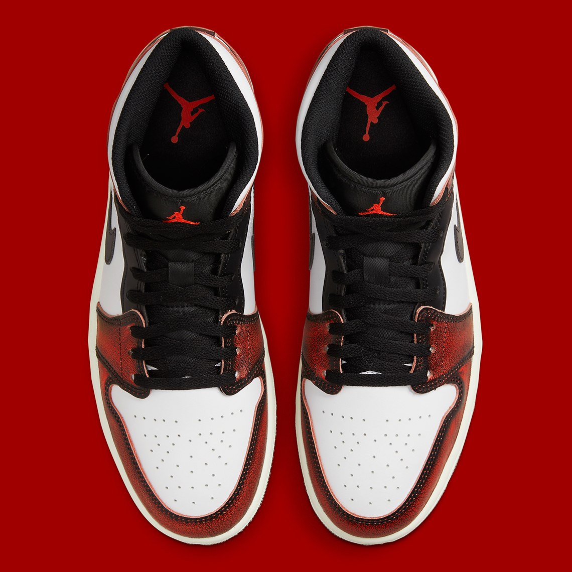 Air Jordan 1 Mid Wear Away Infrared 23 Dv9565 006 6