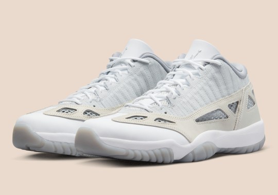 Official Images Of The Air Jordan 11 IE Low “Light Orewood Brown”