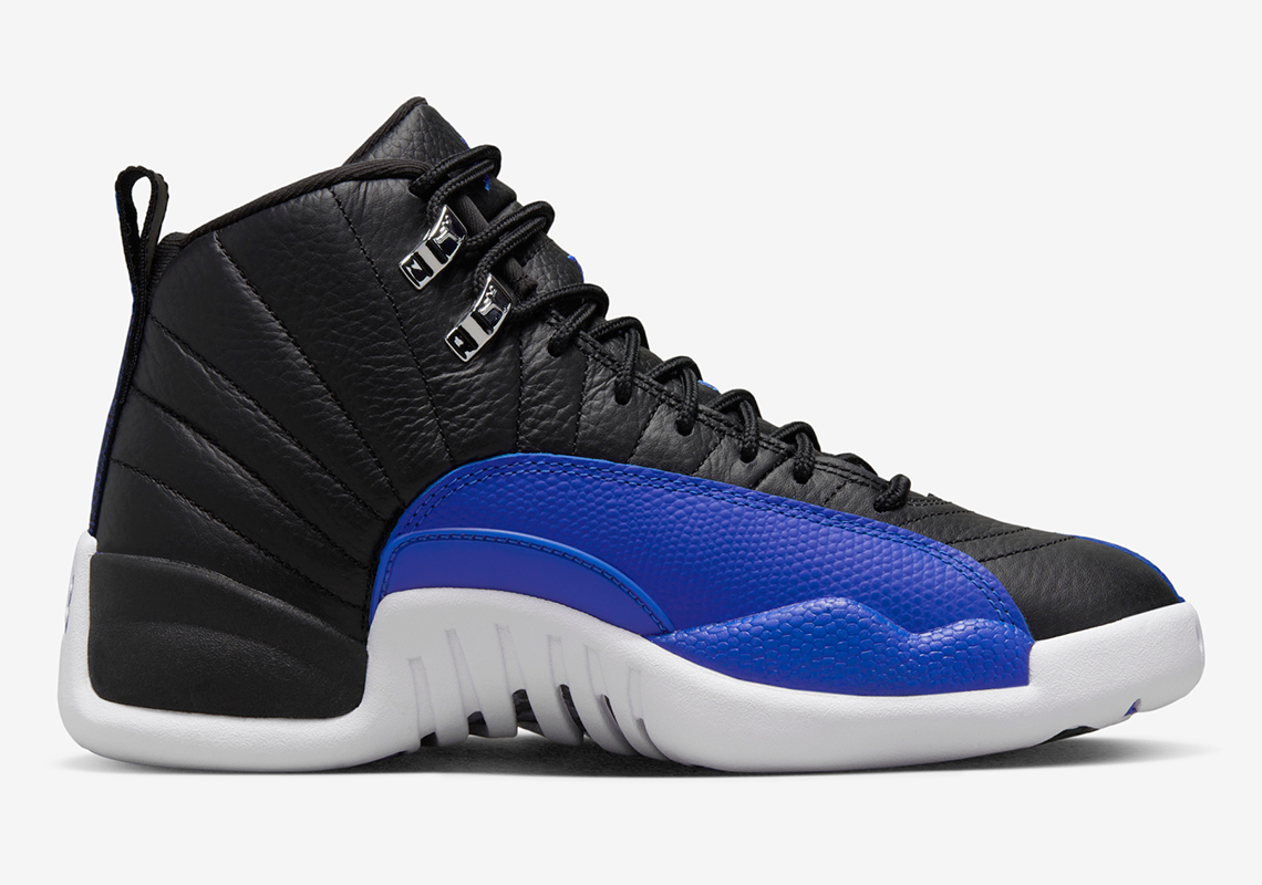 jordan 12 blue and black