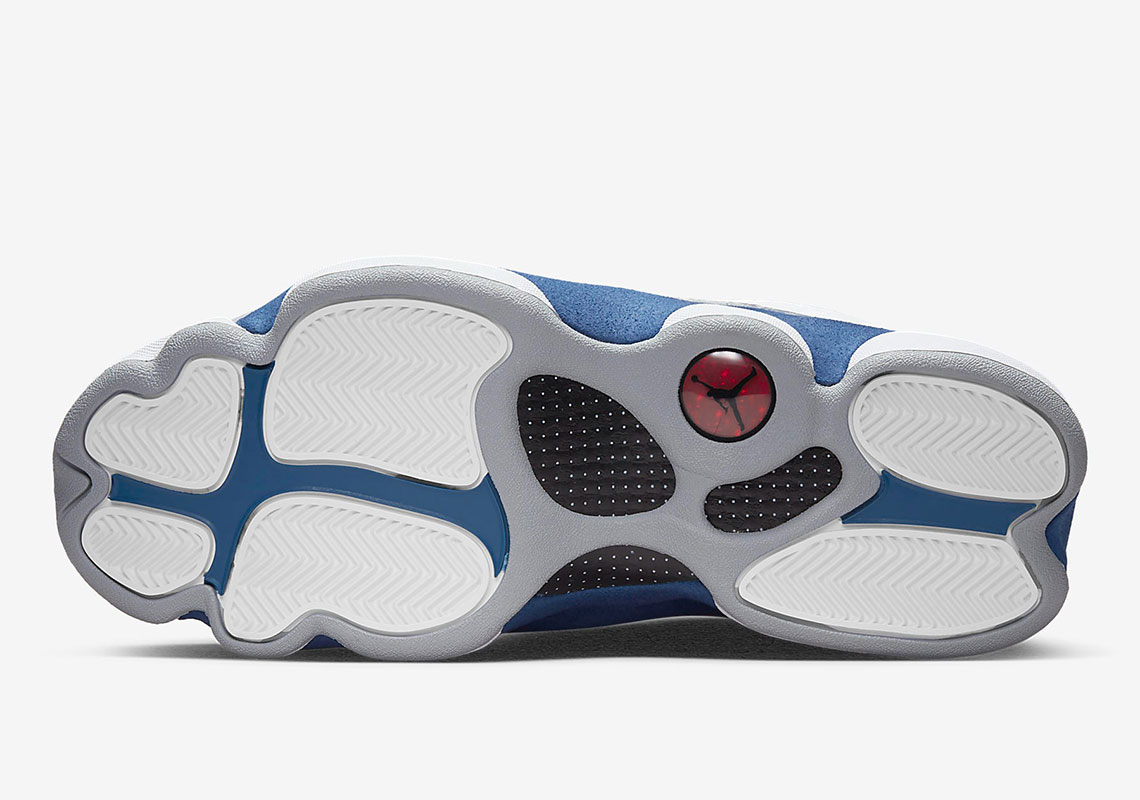 Big Kid's Jordan 13 Retro French Blue White/Fire Red-French Blue (DJ3003  164) - 6.5 