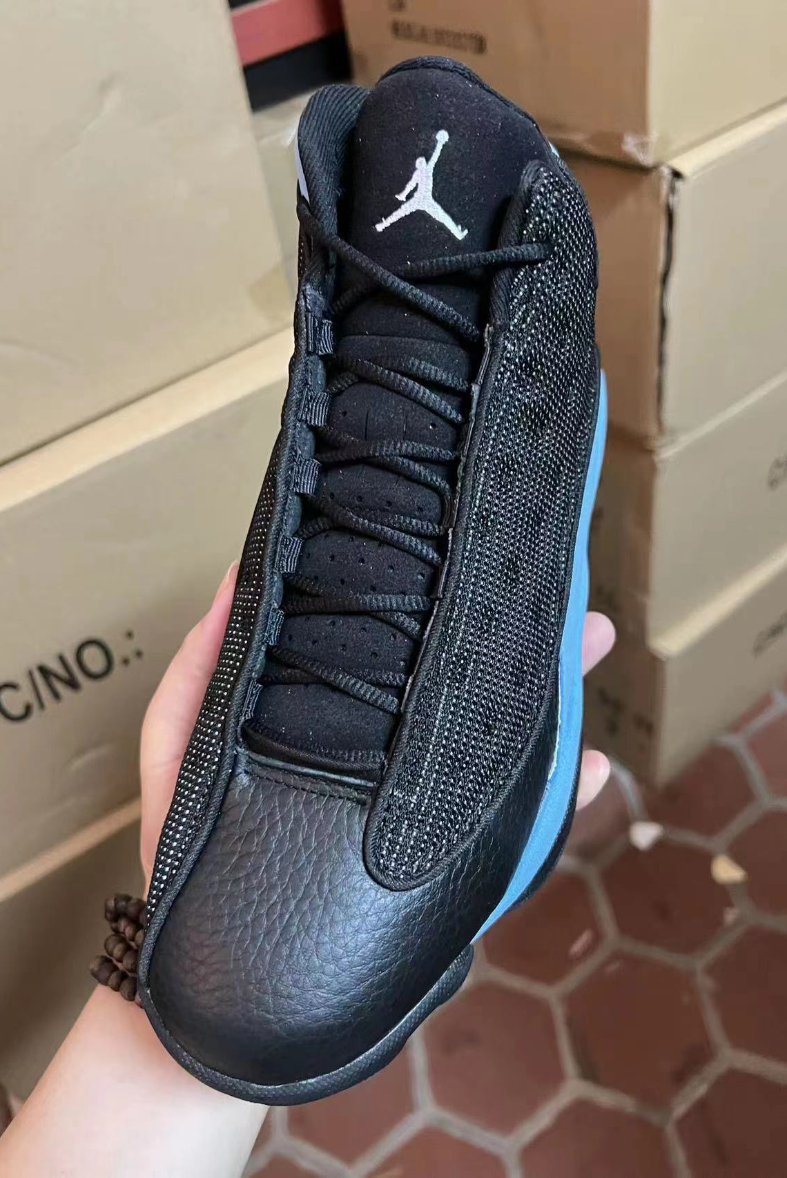 Air jordan 13 outlet black and blue