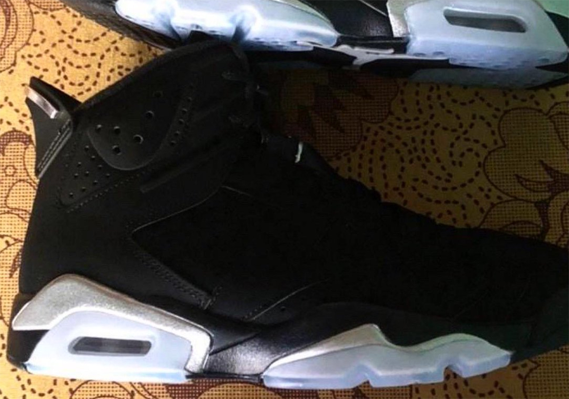 First Look At The Air Jordan 6 "Black Chrome"