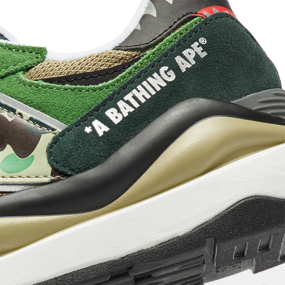 bape new balance 5740 green camo 1