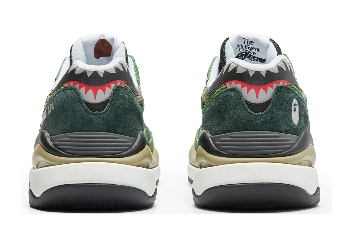 Bape New Balance 5740 Green Camo 4