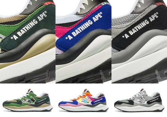 BAPE And New Balance To Release A Trio Of 57/40 Colorways On July 30th