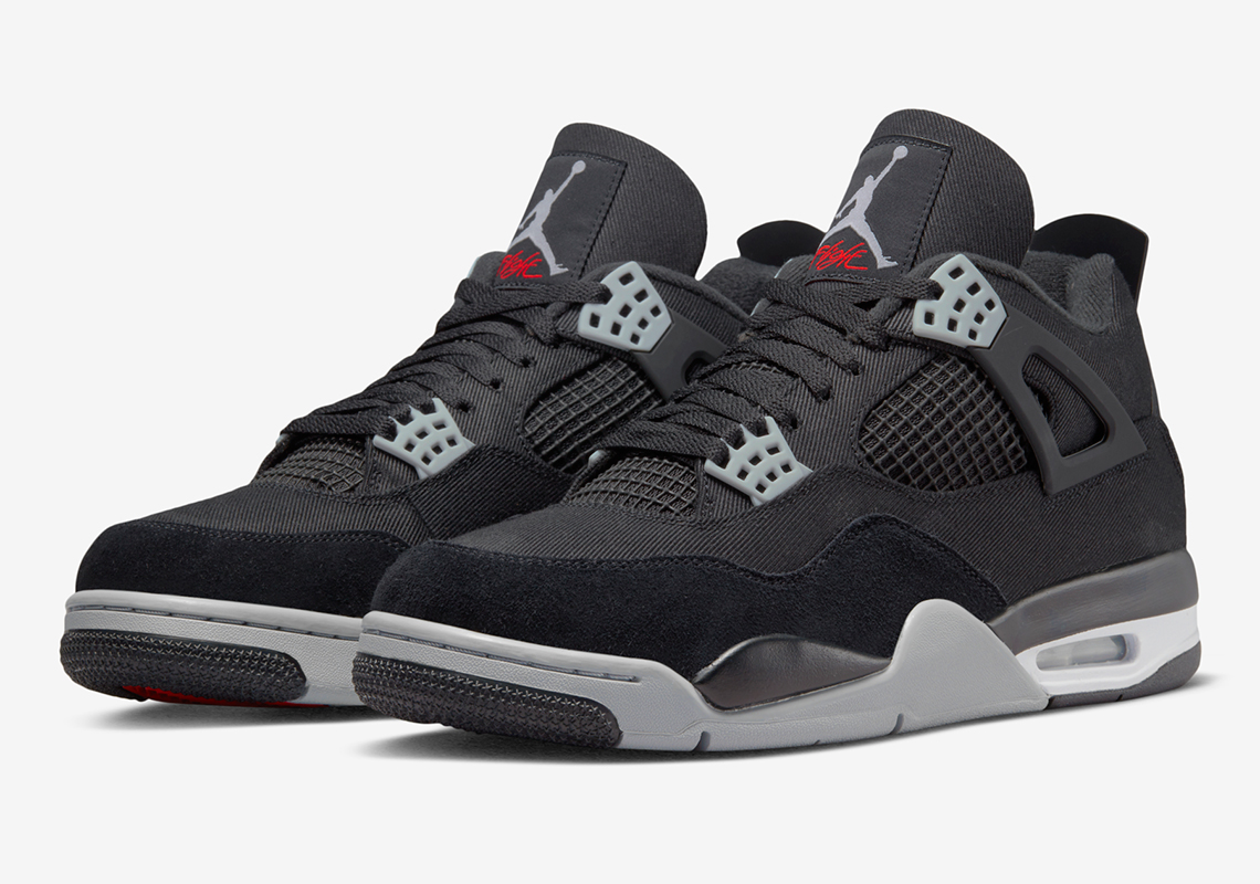 The Air Jordan 4 “Black Canvas” Is Restocking On November 15th