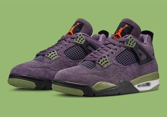 Official Images Of The Air Jordan 4 “Canyon Purple”