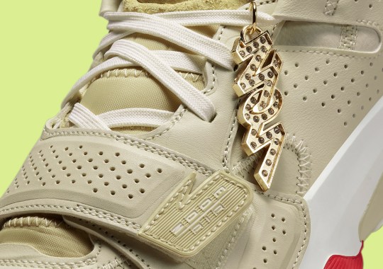 Blinged Out Gold Charms Come Attached To This Jordan Zion 2 “Fossil”