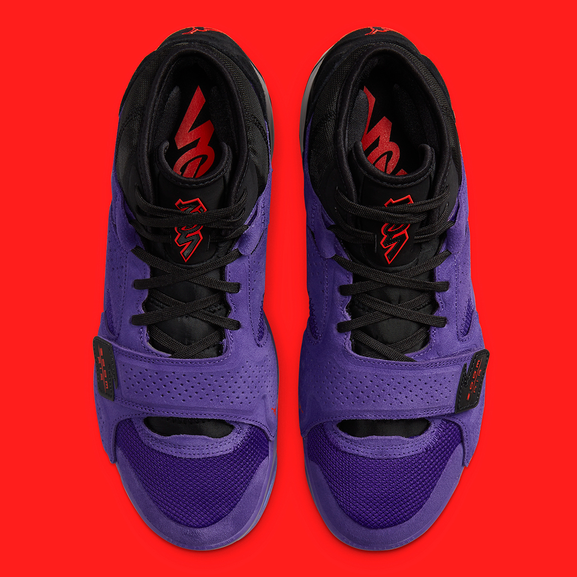 Nike WMNS Air Jordan 1 Mid Purple and Black 28cm Purple Crimson Do9072 506 8
