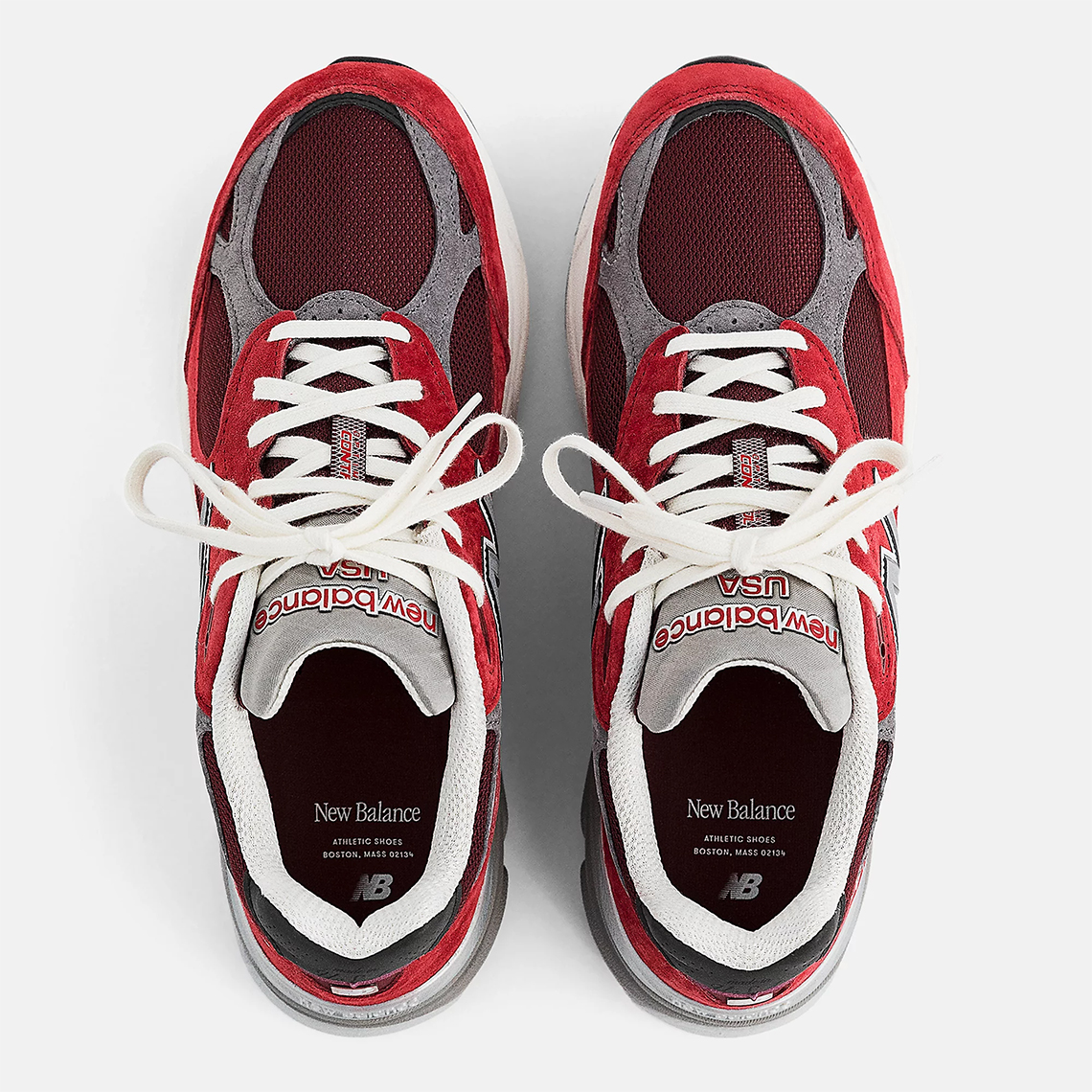 New Balance 990v3 Made In USA Scarlet M990TF3 | SneakerNews.com