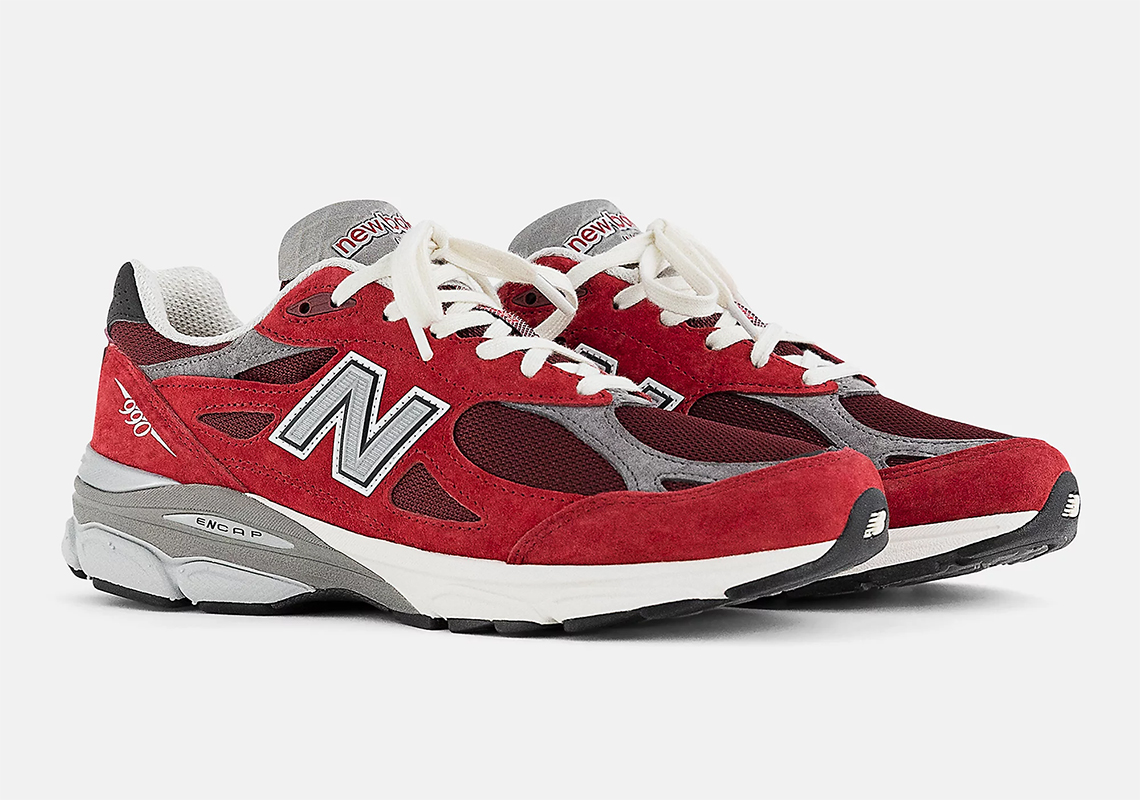 New Balance 990v3 Made In USA Scarlet M990TF3 | SneakerNews.com