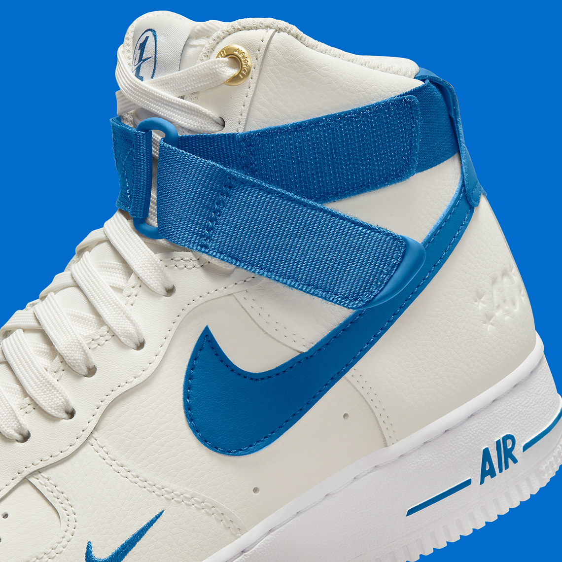 Nike Air Force 1 High 40th White Blue Dq7584 100 3