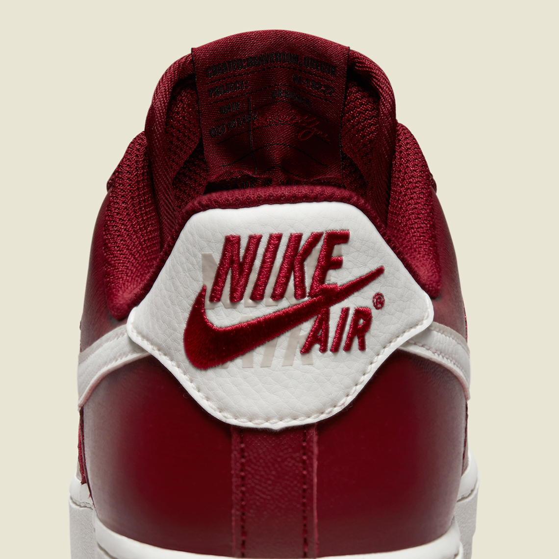 nike air force 1 low logo team red dz5616 600 10