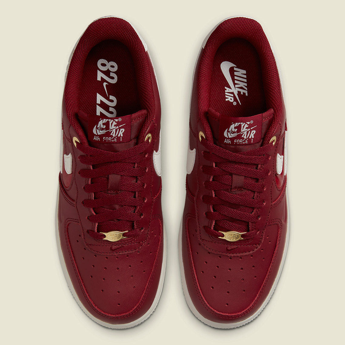 nike air force 1 low all over logo red