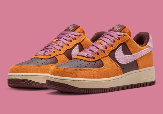 Magma Orange And Elemental Pink Suede Arrives On This Fall-Ready Air Force 1