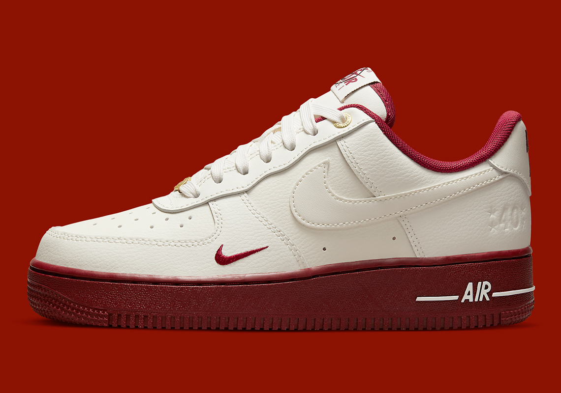 Infinity Endless income Nike Air Force 1 Low SE Sail Team Red Metallic Gold DQ7582-100 |  SneakerNews.com