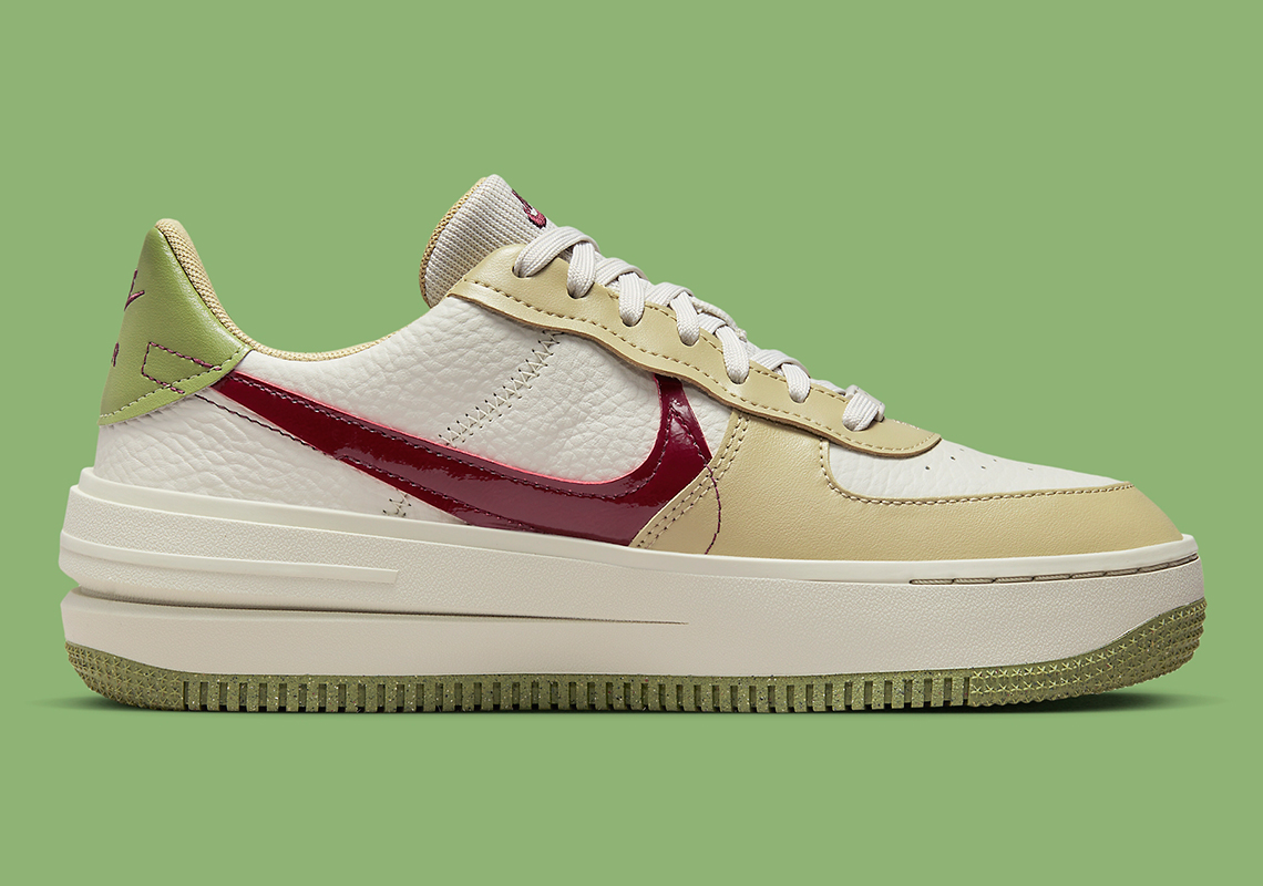 Nike Air Force 1 Plt Af Orm Sail Dark Beetroot Dz3763 001 3