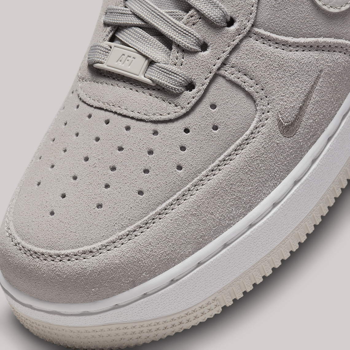 Nike Air Force 1 Premium Grey Suede FB8826-001 | SneakerNews.com