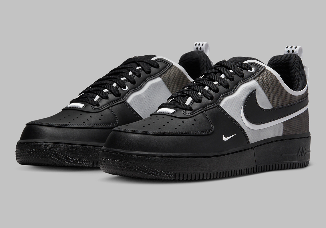 Nike Air Force 1 React Black White DM0573-002 | SneakerNews.com