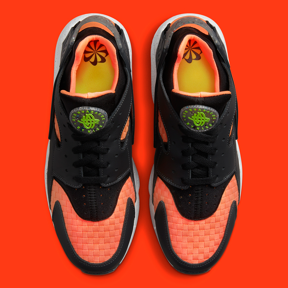 Nike Air Huarache Crater Premium Black Orange Dq5013 001 2