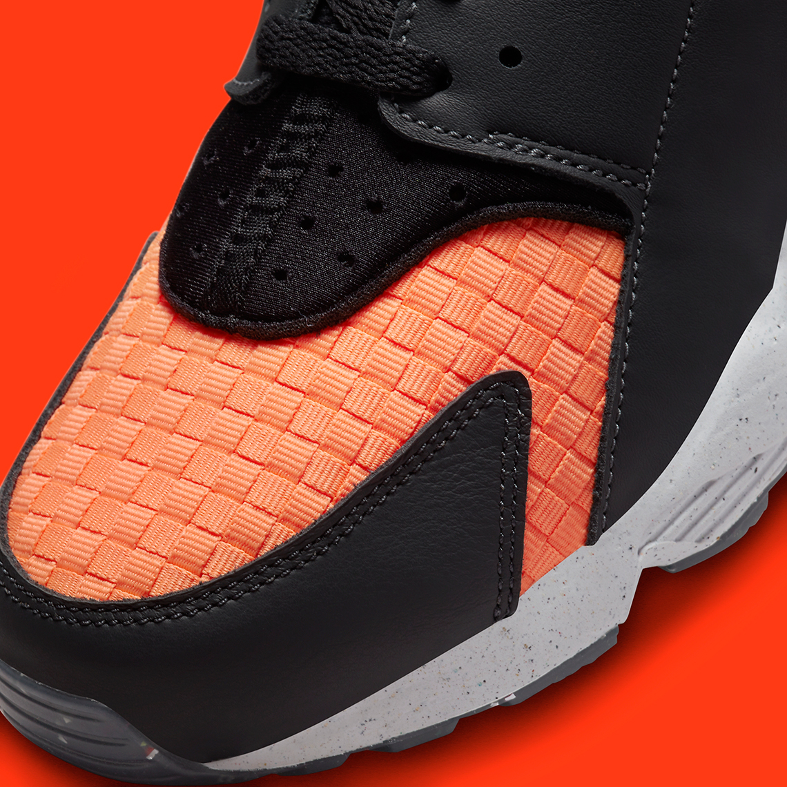 Nike Air Huarache Crater Premium Black Orange Dq5013 001 7