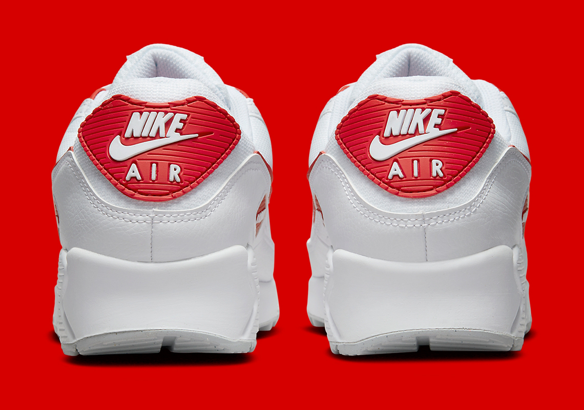 Nike Air Max 90 White Red DX8966-100