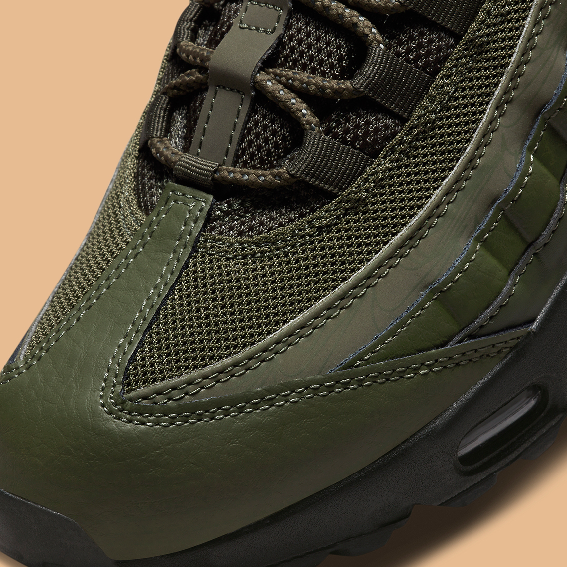 Nike Air Max 95 Olive Reflective Cargo Green Khaki Men's Size Shoes DZ4511  300