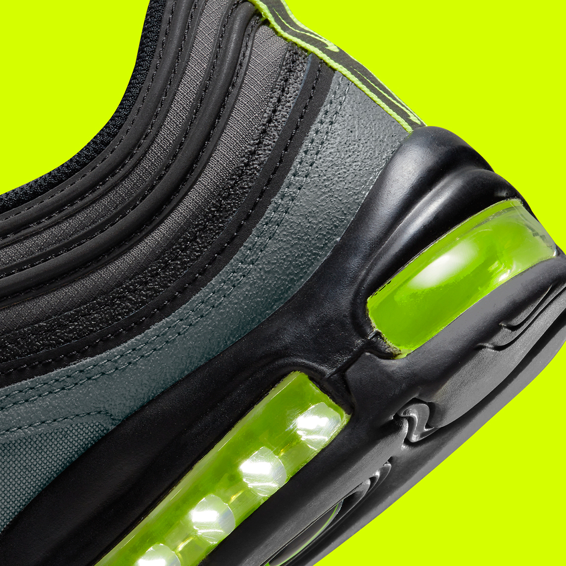 Nike Air Max 97 Spruce Volt Black DZ4497-001 | SneakerNews.com